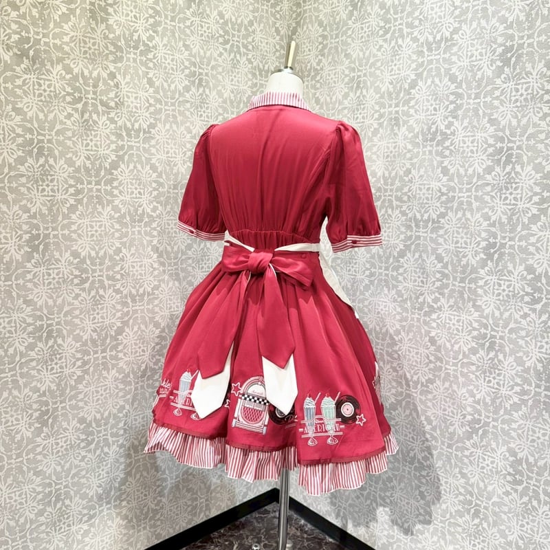 Amavel】Dreaming Diner エプロン付きワンピース/125170595 |