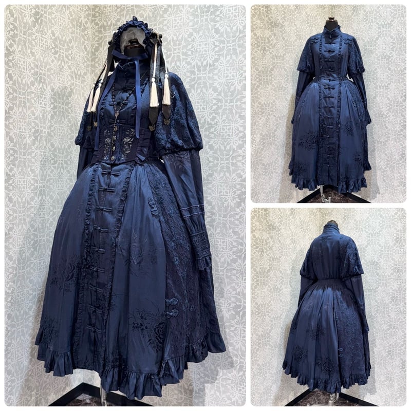 星箱Works】 藤花集 ジゴスリーブワンピース/P23101434 | KIST 星箱Works】 藤花集 ジゴスリーブワンピース/P23101434 | KIST