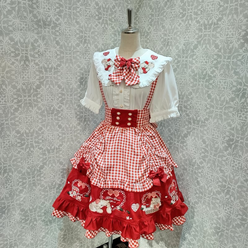 amavel Dreaming Kitten Picnic ブラウス スカート