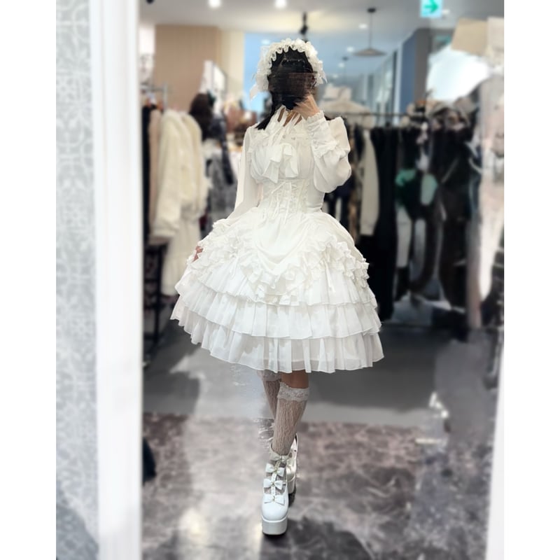 ATELIER PIERROT 少女が夢見た花嫁衣　白ワンピース 少女が夢見た花嫁衣 白ワンピース - メルカリ