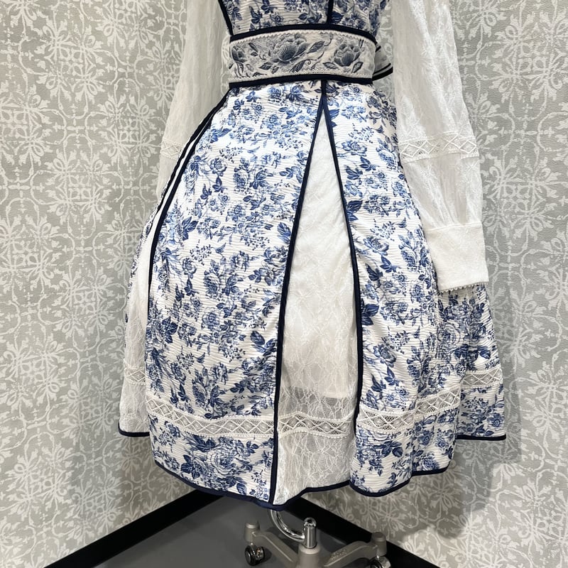 星箱Works】青華磁 ロングワンピース/P23101290【お取り寄せ