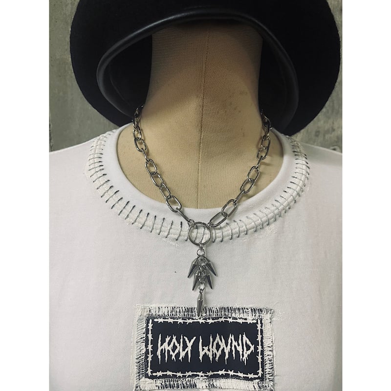 HELL CAT PUNKS】スパイクチェーンネックレス（HCP-AC-0388