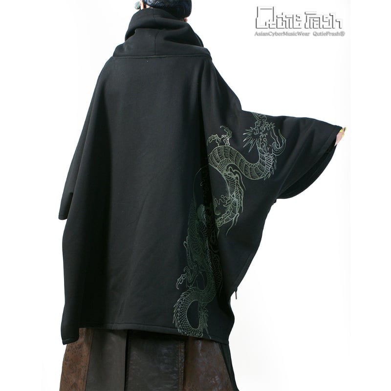 QutieFrash ポンチョ 普段着としても主役級のカッコ良さ✨アシメポンチョが新登場🤩​左右で