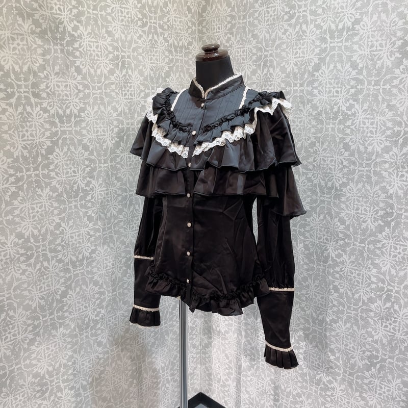 星箱Works】キャラメルカヌレ クリームフリルブラウス/P25113159