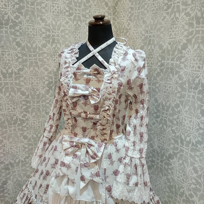 【アトリエまりこ】【びーどろ】総レースのロングジャケット&ベスト2点まとめ売り アトリエまりこ】【びーどろ】総レースのロングジャケット