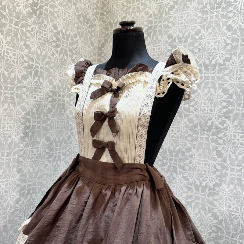 星箱Works】キャラメルカヌレ サスペンダー付きスカート/P25101227【お