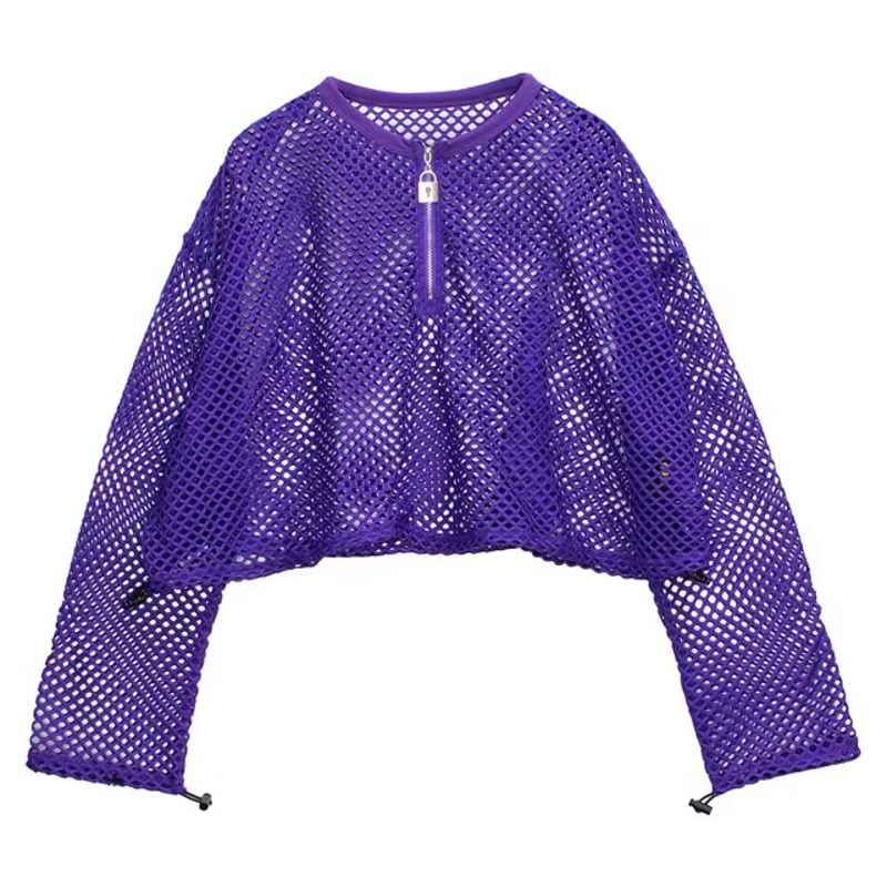 LISTEN FLAVOR】とにかく使える!あみあみメッシュトップス（2510401