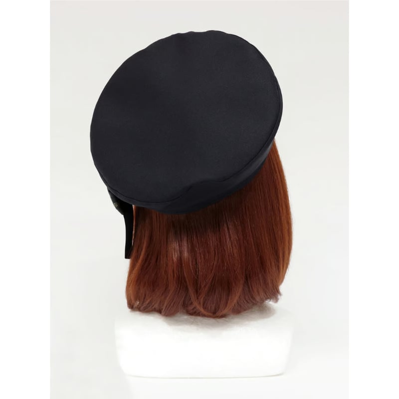 Amavelアマベル メッセージリボンブローチ付ベレー帽 Amavel アマベル