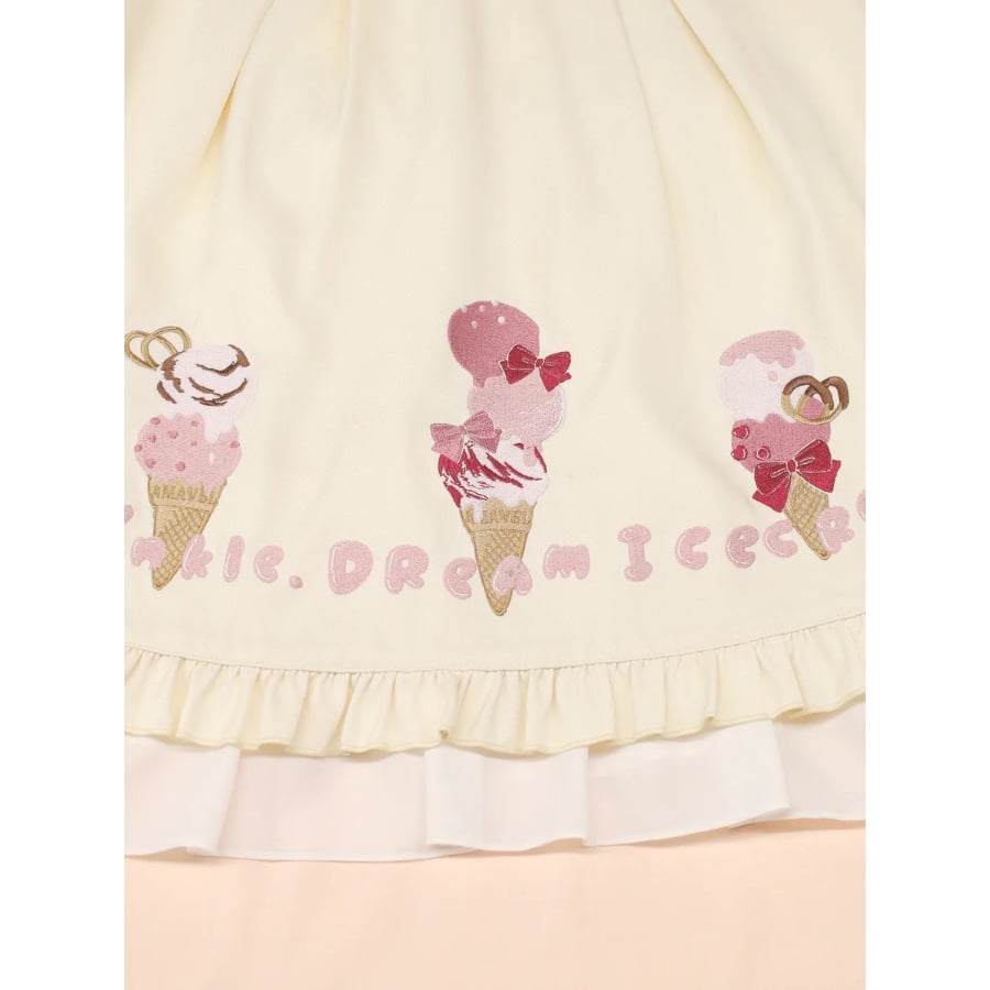アマベル Melty Ice cream ワンピース　グリーン Melty Ice cream ワンピース （9201384751335）– Amavel