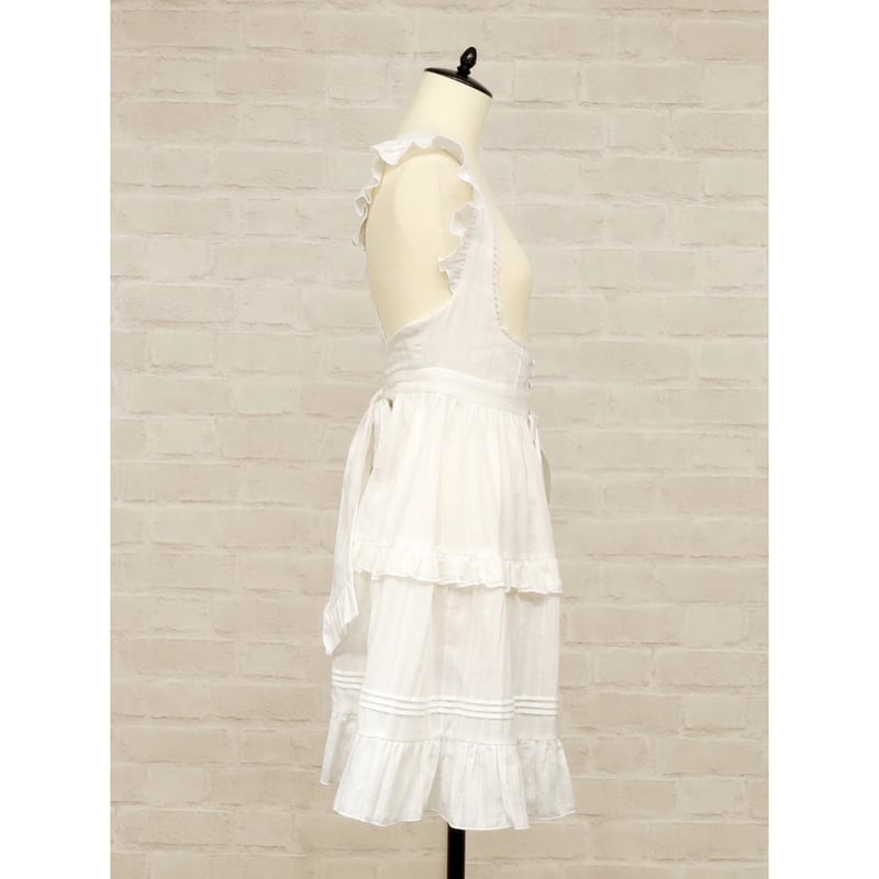 Amavel】 Marchen Cotton フリルエプロン/126300210 | KIS