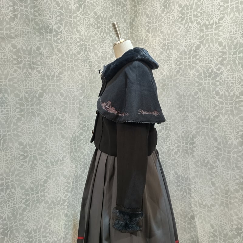 Amavel】Rosette Dollケープ付ショートコート/125231027 | KIS