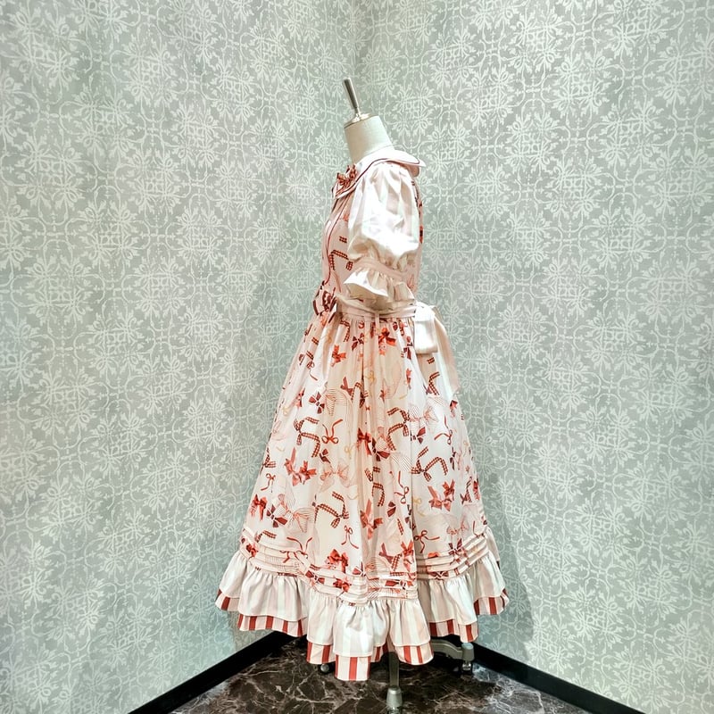 星箱Works】ポッピングリボン パフワンピース/A25A01640【お取り寄せ