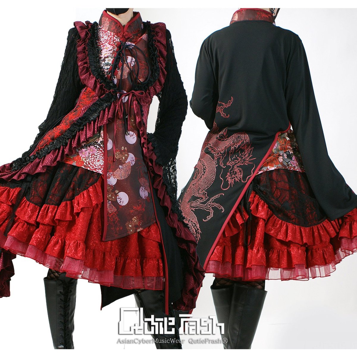 Qutie Frash】チャイナチュニック(9855-CT) | KIST ONLINE S Qutie Frash】チャイナチュニック(9855-CT) | KIST ONLINE S