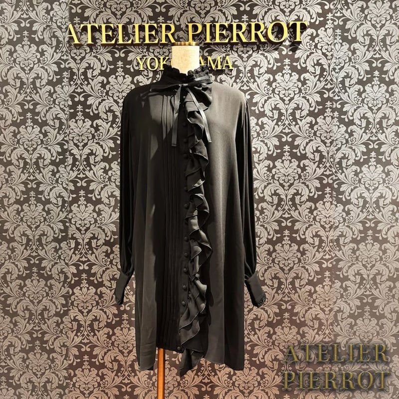 ATELIER PIERROT】Modern Flounce Long Blouse/TBL
