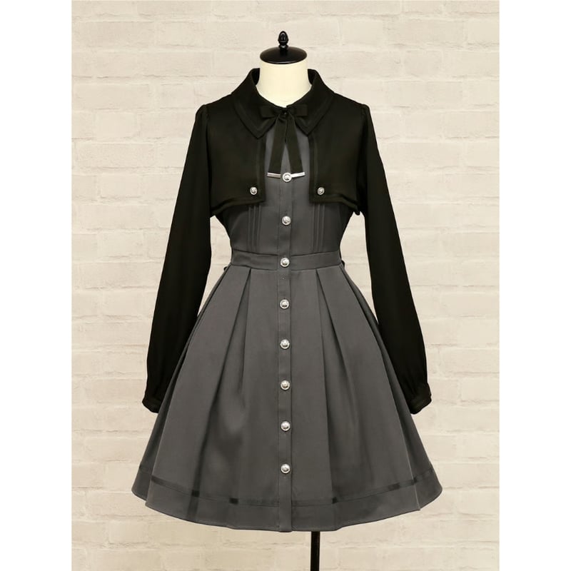 Brave Heart レイヤード長袖ワンピース Brave Heart レイヤード長袖ワンピース – Amavel（アマベル