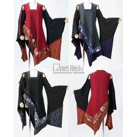 QutieFrash♢﻿ポンチョコート Qutie Frash / ポンチョコート ブラック H-25-09-17-1012-QU-CO
