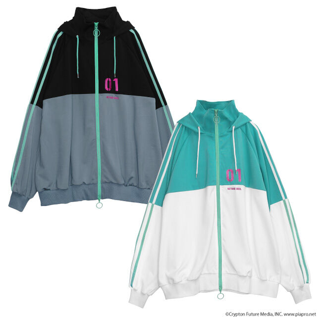 LISTEN FLAVOR】❣️再販❣️初音ミク ジャージパーカー（MIKU-0008） |