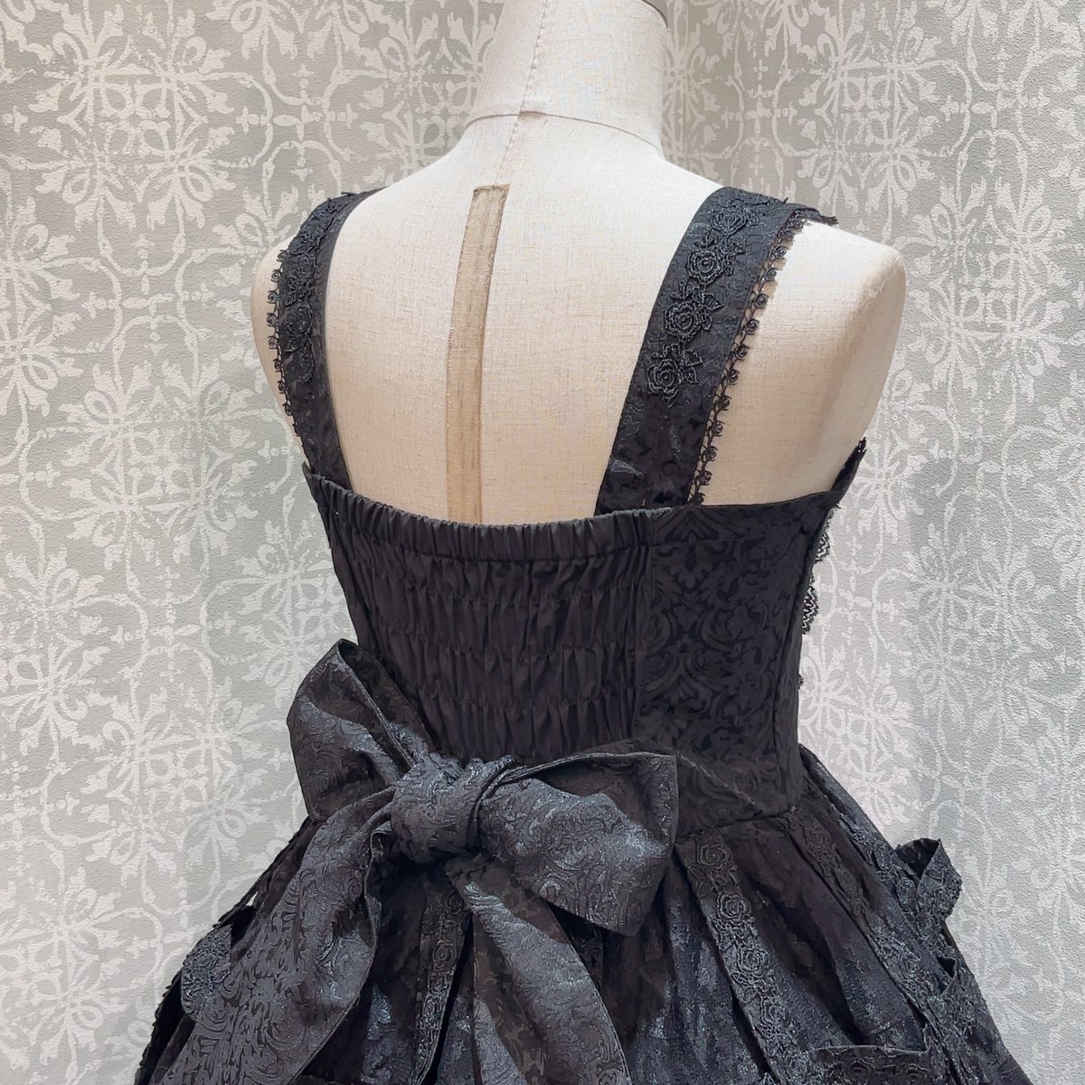 大幅値下げ！★h.naoto bloodコルセット★ h.NAOTO】Rose Bird Cage Dress/CNF34-O067 BK/M |