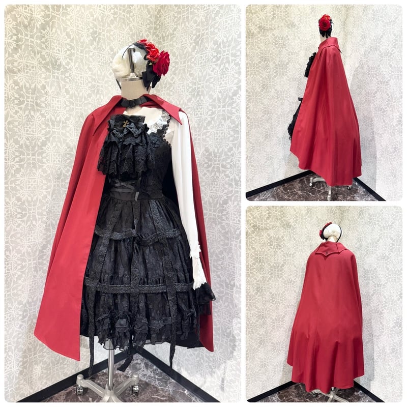 h.NAOTO】Rose Bird Cage Dress/CNF34-0067 BK/M |