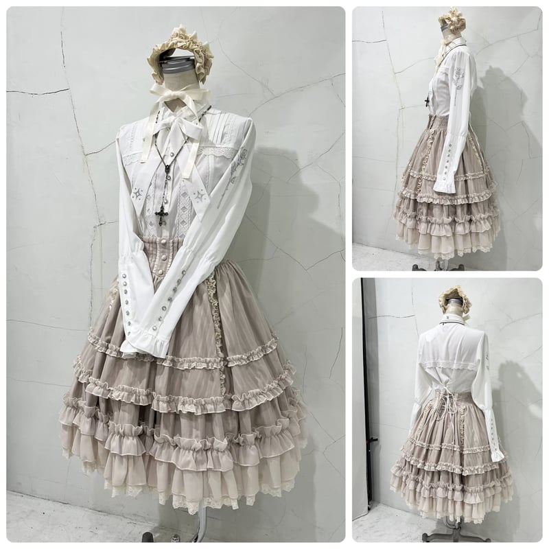 星箱works ブラウス 星箱Works】七色 ワルツ2.0 セットアップ フリルブラウス【お