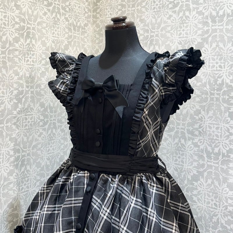 チューリップ柄キルティングフリルスカート チューリップ柄キルティングフリルスカート