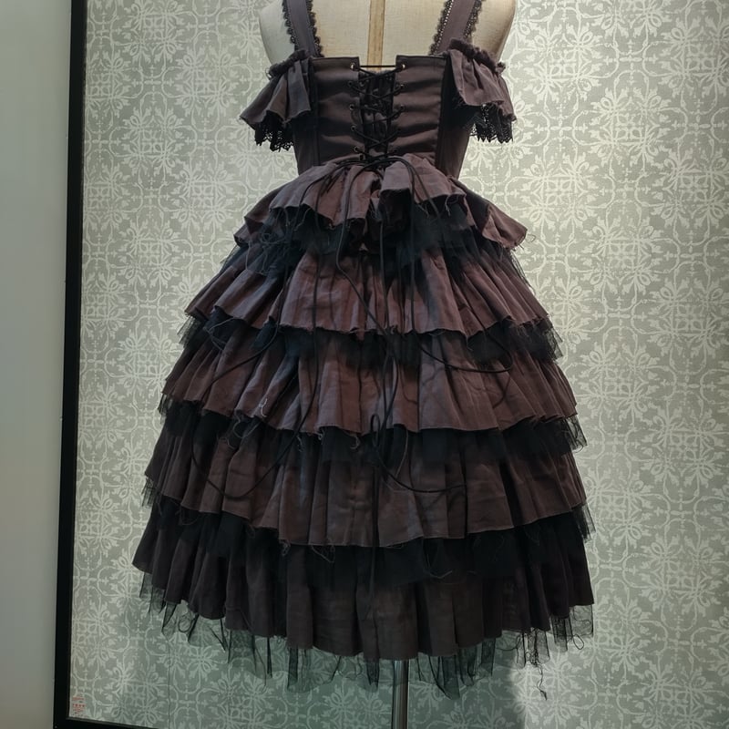 ATELIER-PIERROT】onette Gauze Jumperskirt/VOP-2