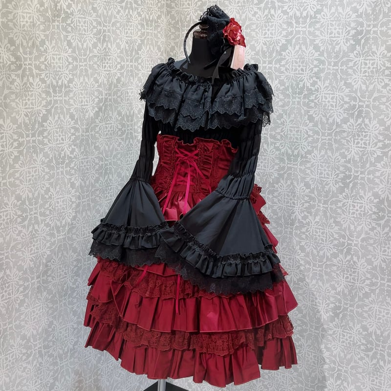 ATELIER-PIERROT】 Layered Petals Corset Skirt/T ATELIER-PIERROT】 Layered Petals Corset Skirt/T