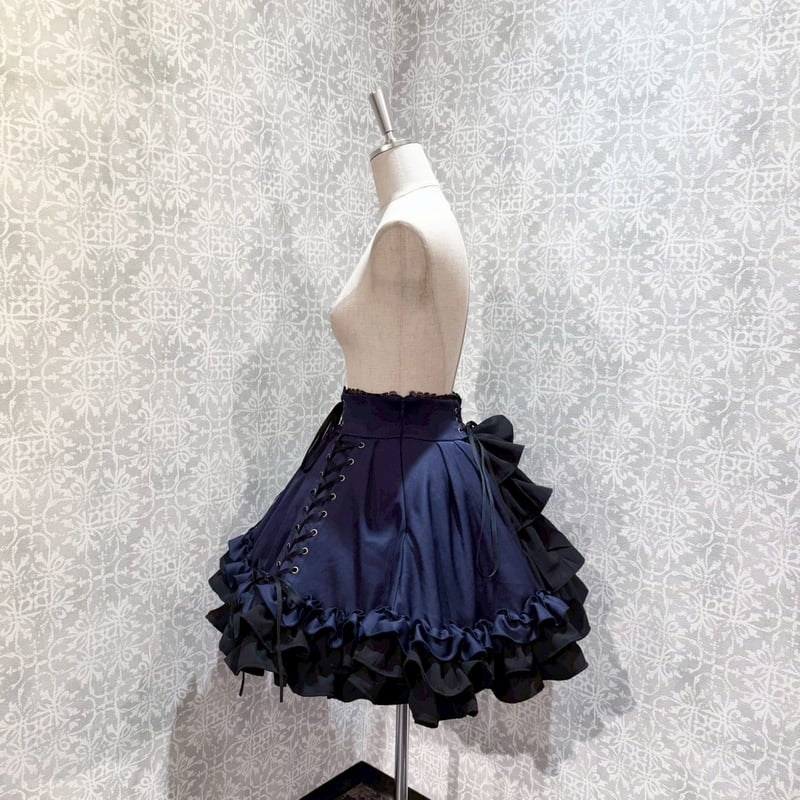 ATELIER-PIERROT】Adenophora Lace-Up Skirt/GSK-0