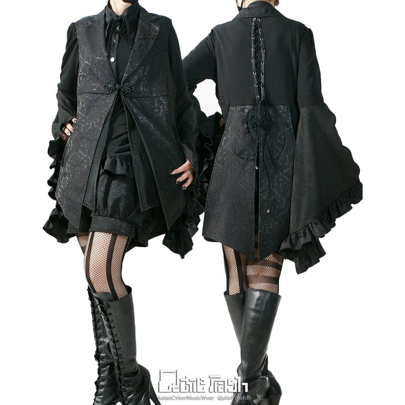 QutieFlash テーラードジレ Qutie Frash ジレ QutieFrash/キューティーフラッシュ