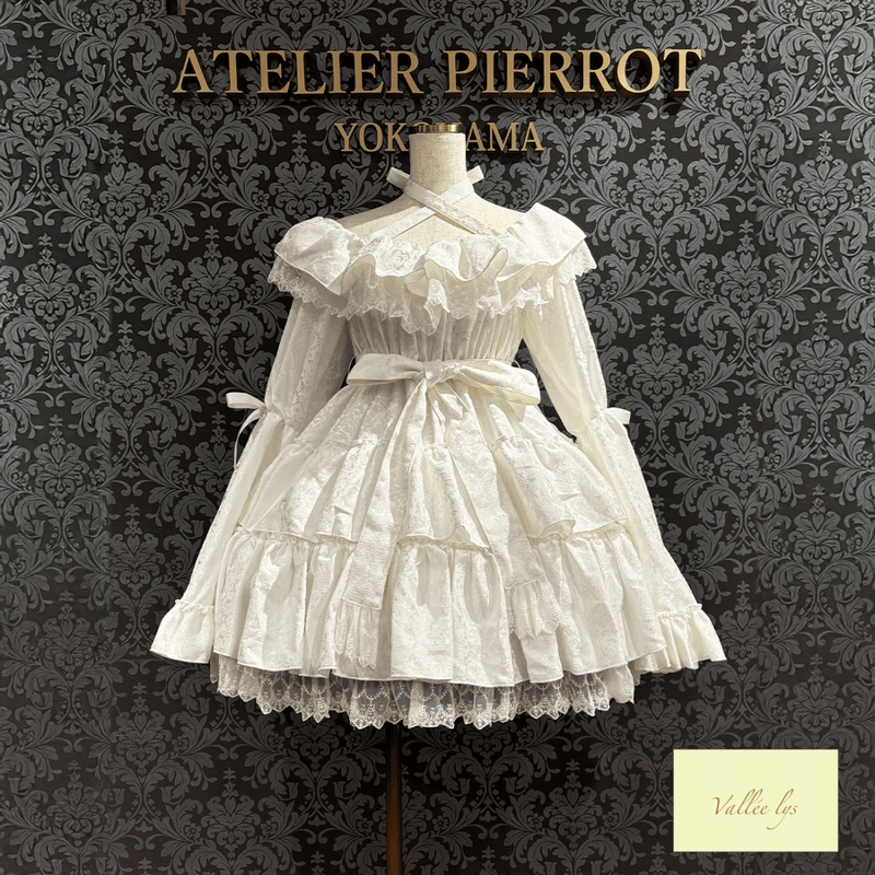 ATELIER PIERROT】【Vallée lys】Coquelicot Dress m ATELIER PIERROT】【Vallée lys】Coquelicot Dress m