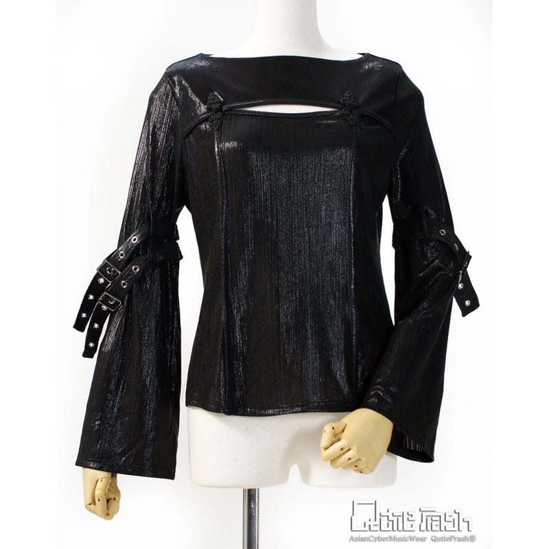 Qutie Frash / サイバー　ベスト キューティーフラッシュ　ブラック Qutie Frash】胸開きカットソー（9906-CT） | KIST ONLINE STORE