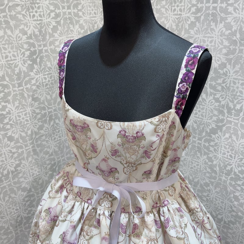 Enchantlic Enchantilly】すみれ姫の王冠 ティアードJSK/009-3 Enchantlic Enchantilly】すみれ姫の王冠 ティアードJSK/009-3