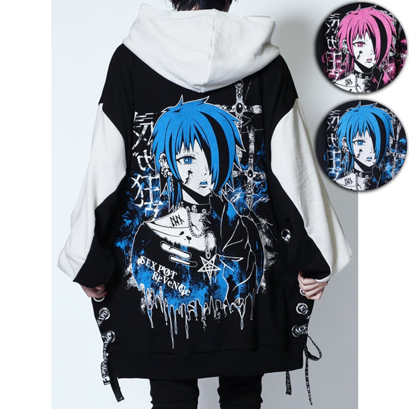 SEXPOTReVeNGe】猛毒バンギャ SIDE LACE UP BLACK RITUAL SEXPOTReVeNGe】猛毒バンギャ SIDE LACE UP BLACK RITUAL
