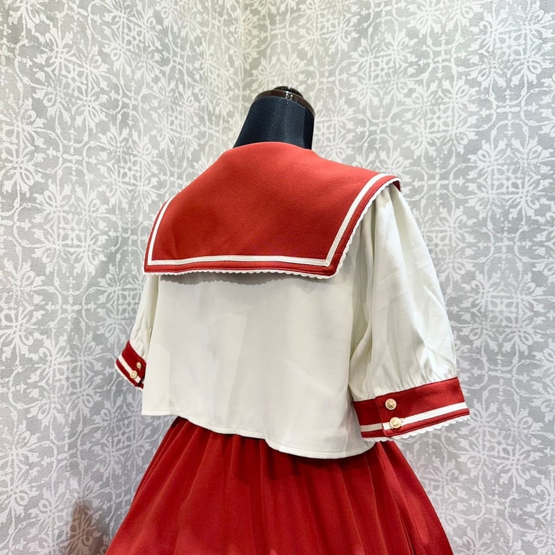 Amavel】Fancy Heart セットアップセーラーワンピース/124170423 |