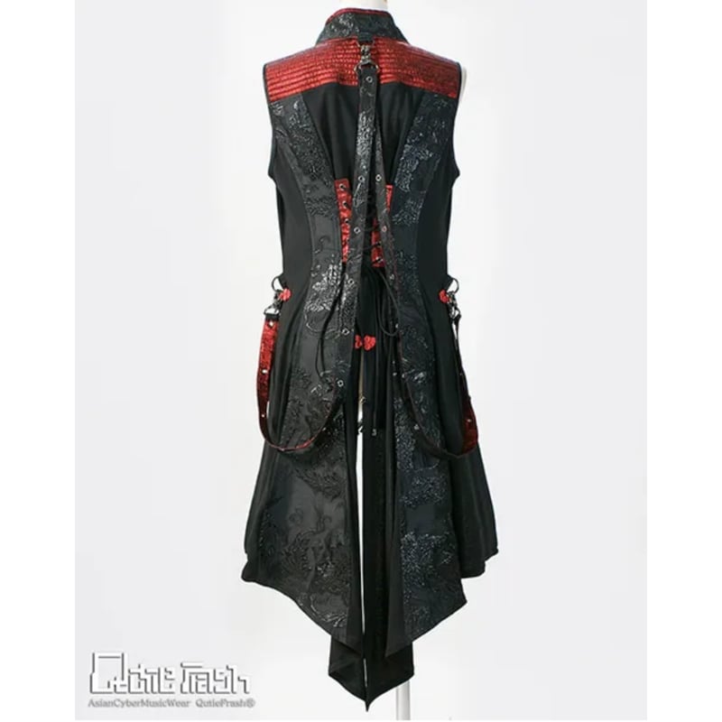 Qutie Frash】後ろロングチャイナベスト（9918-BT） | KIST ONLIN