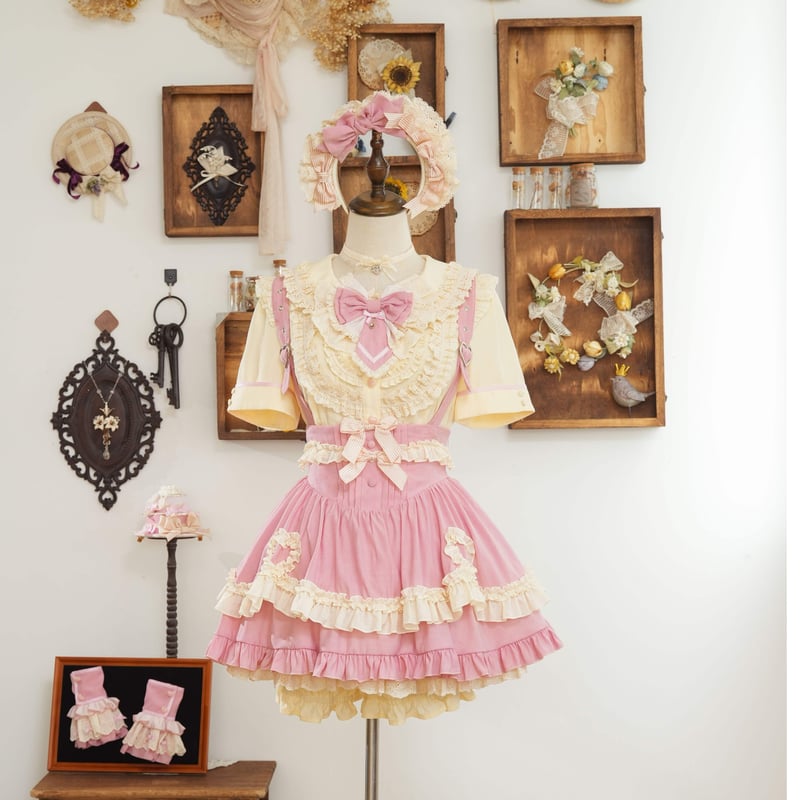 星箱Works】シャンティクリーム・パティスリー サスペンダー付き