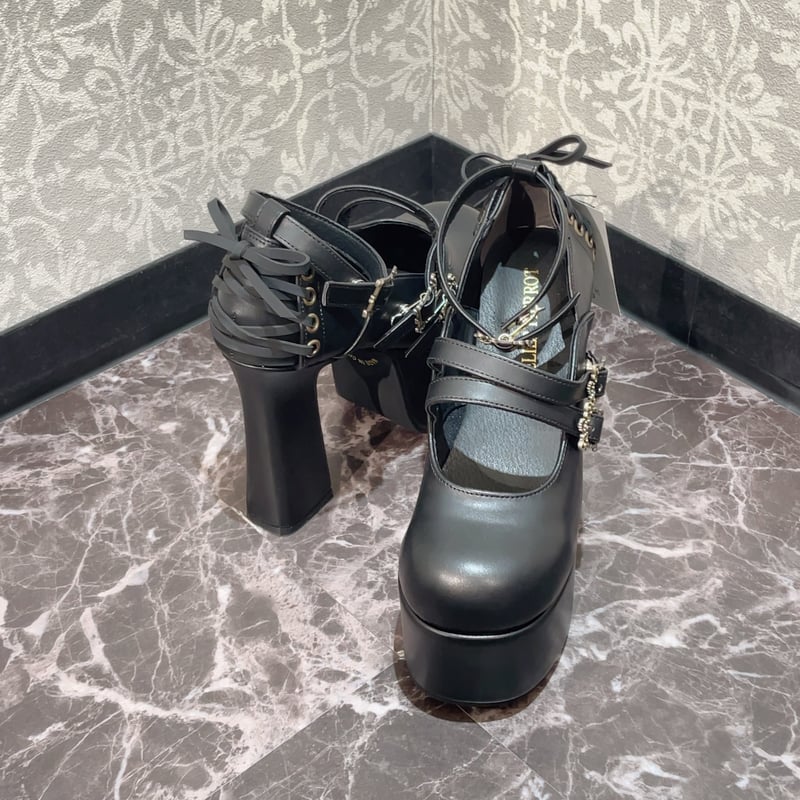 ATELIER-PIERROT】ANTIQUE GOLD FRAME PUMPS/YS-00