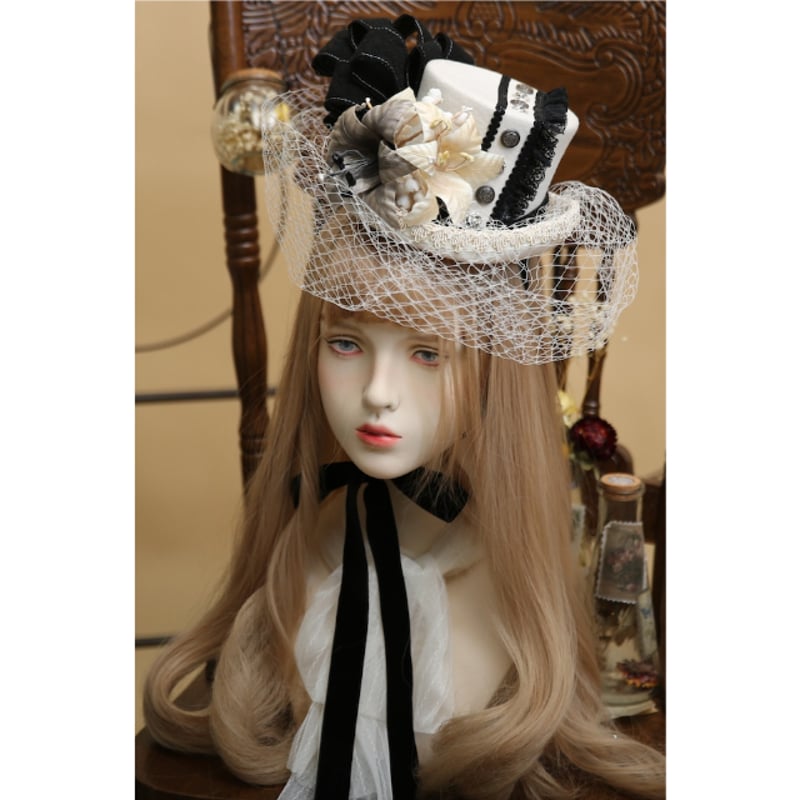 星箱Works】モノクロマジシャン シルクハット/P12202414 ※2015.9