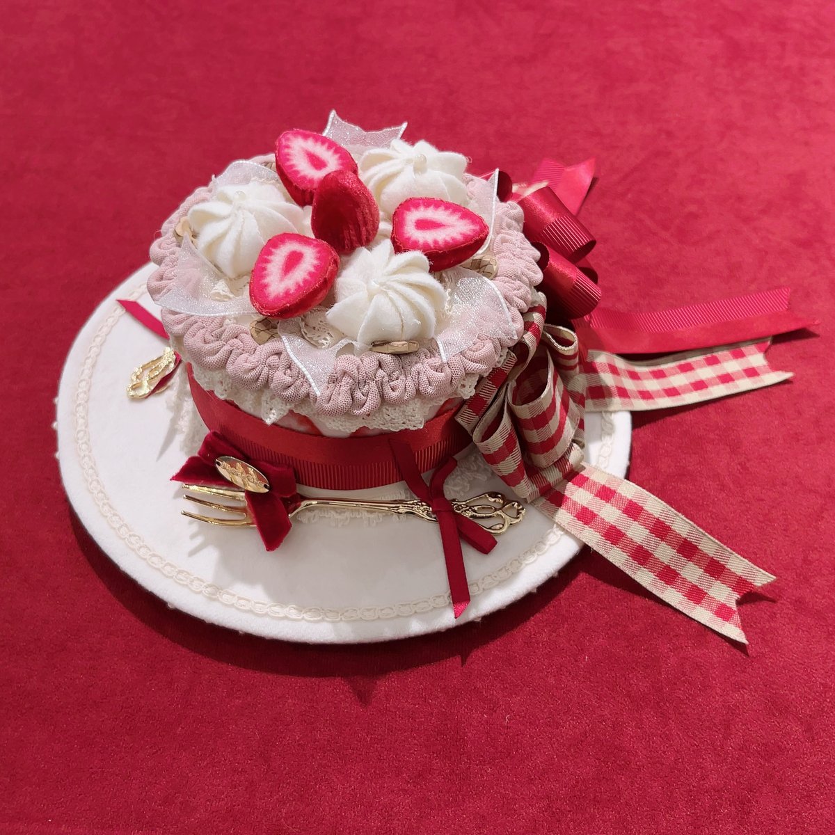 星箱Works】ホイップクリームホールケーキ カクテルハット 星箱Works】ホイップクリームホールケーキ カクテルハット