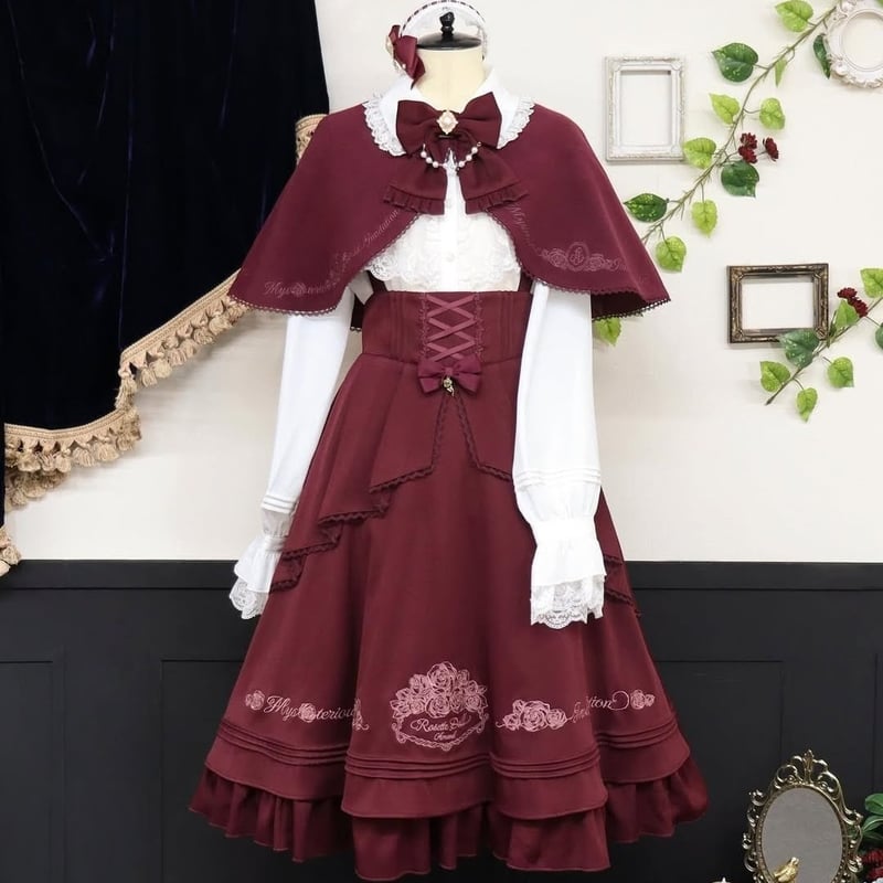 Amavel】Rosette Dollケープ付ショートコート/125231027 | KIS