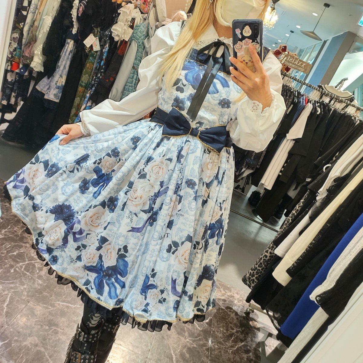 Triple*fortune】ヴィクトリアローズジャンパースカート(リボン