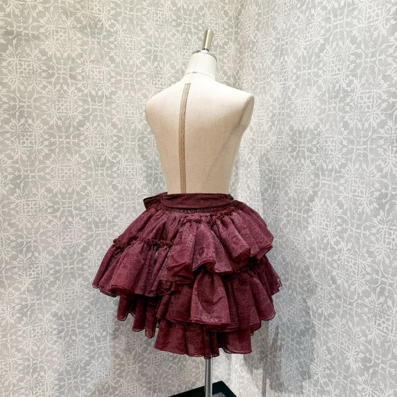ATELIER-PIERROT/Vallée lys】 Petale Voile Skirt