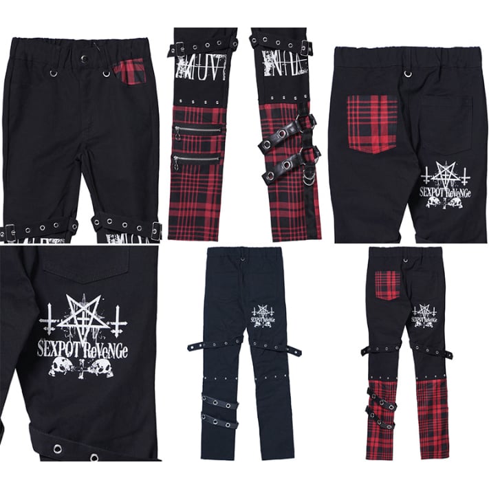SEXPOTReVeNGe】VICIOUS MURDER PUNKISH ZIP パンツ【S