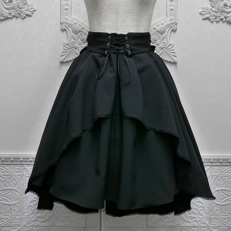 MIHO MATSUDA ミホマツダ ティアード巻きスカート