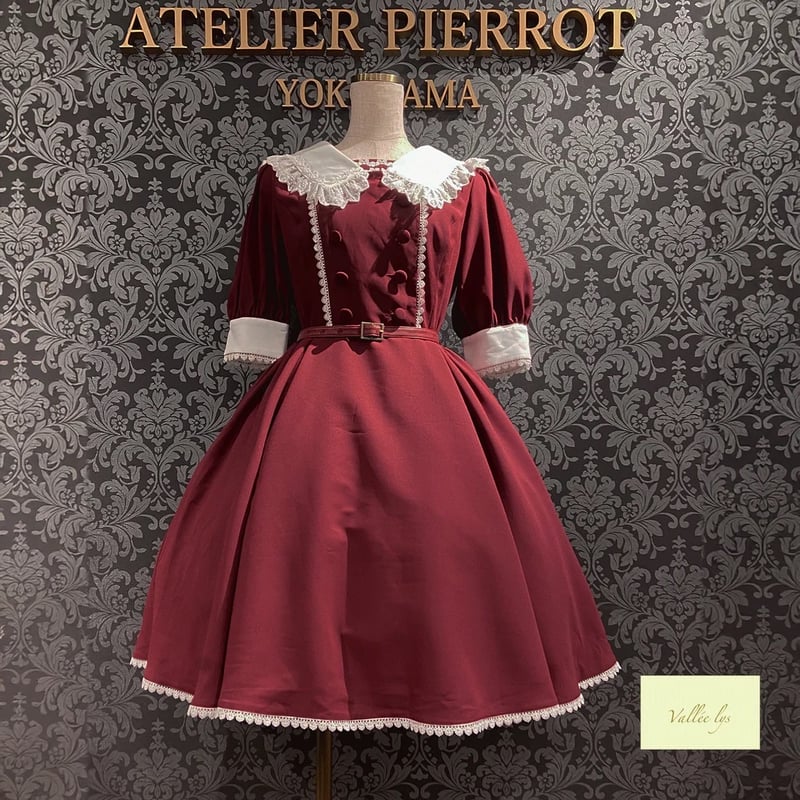 新品未開封】ATELIER PIERROT 姫袖 ワンピース（赤） ATELIER-PIERROT