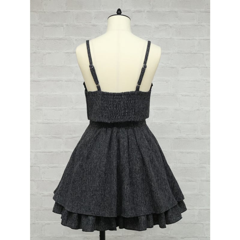 Amavel】Suger Tweed ビスチェ＆スカートセットアップ/126170501 |