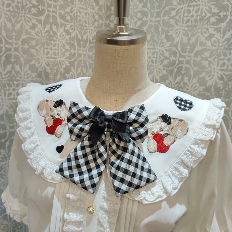 Amavel - アマベル Dreaming Kitten Picnic フリルブラウス Dreaming Kitten Picnic フリルブラウス （9148144091367