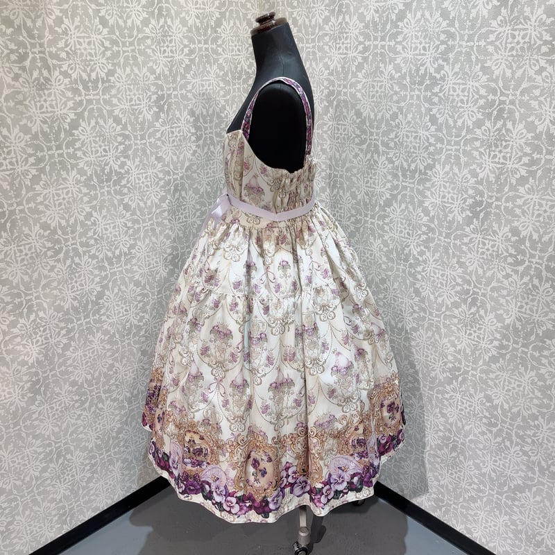 Enchantlic Enchantilly】すみれ姫の王冠 ティアードJSK/009-3