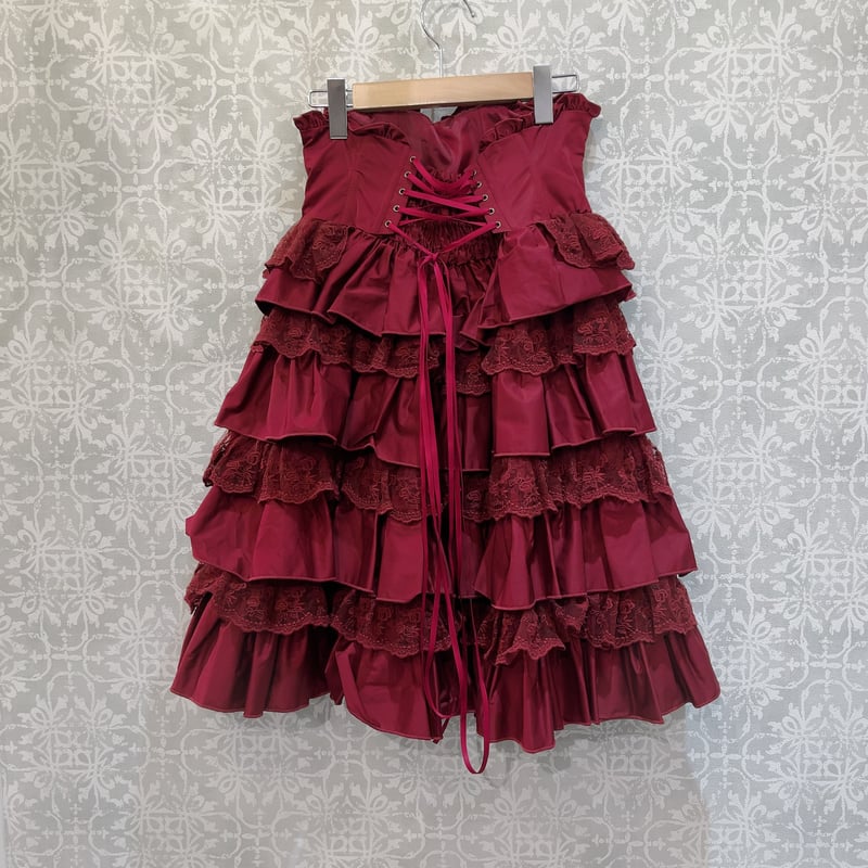 ATELIER-PIERROT】 Layered Petals Corset Skirt/T ATELIER-PIERROT】 Layered Petals Corset Skirt/T