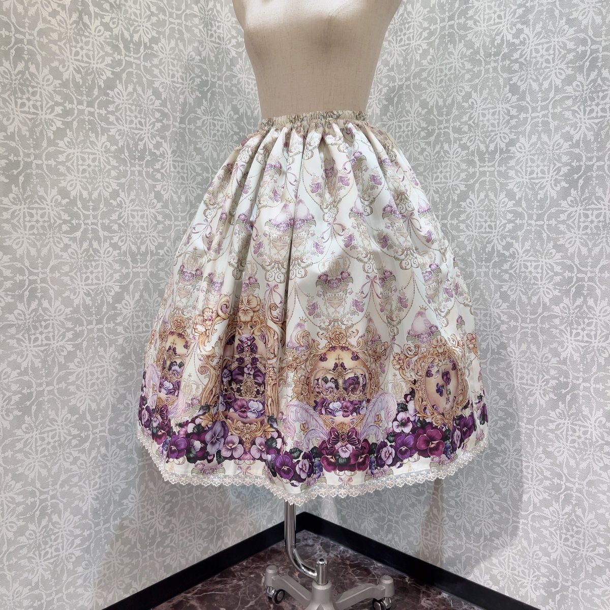 Enchantlic Enchantilly】すみれ姫の王冠 スカート/012-502-06
